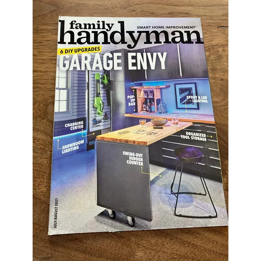 Lot of 9 Family Handyman Magazines | DIY Projects, Woodworking, Home Improvement